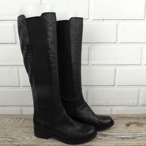 Cole Haan Jodhpur black leather riding boots 4.5